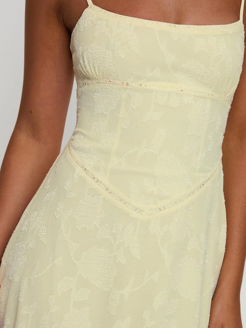 Princess Polly South of France Yellow Maxi Dress - Picture 4 of 5